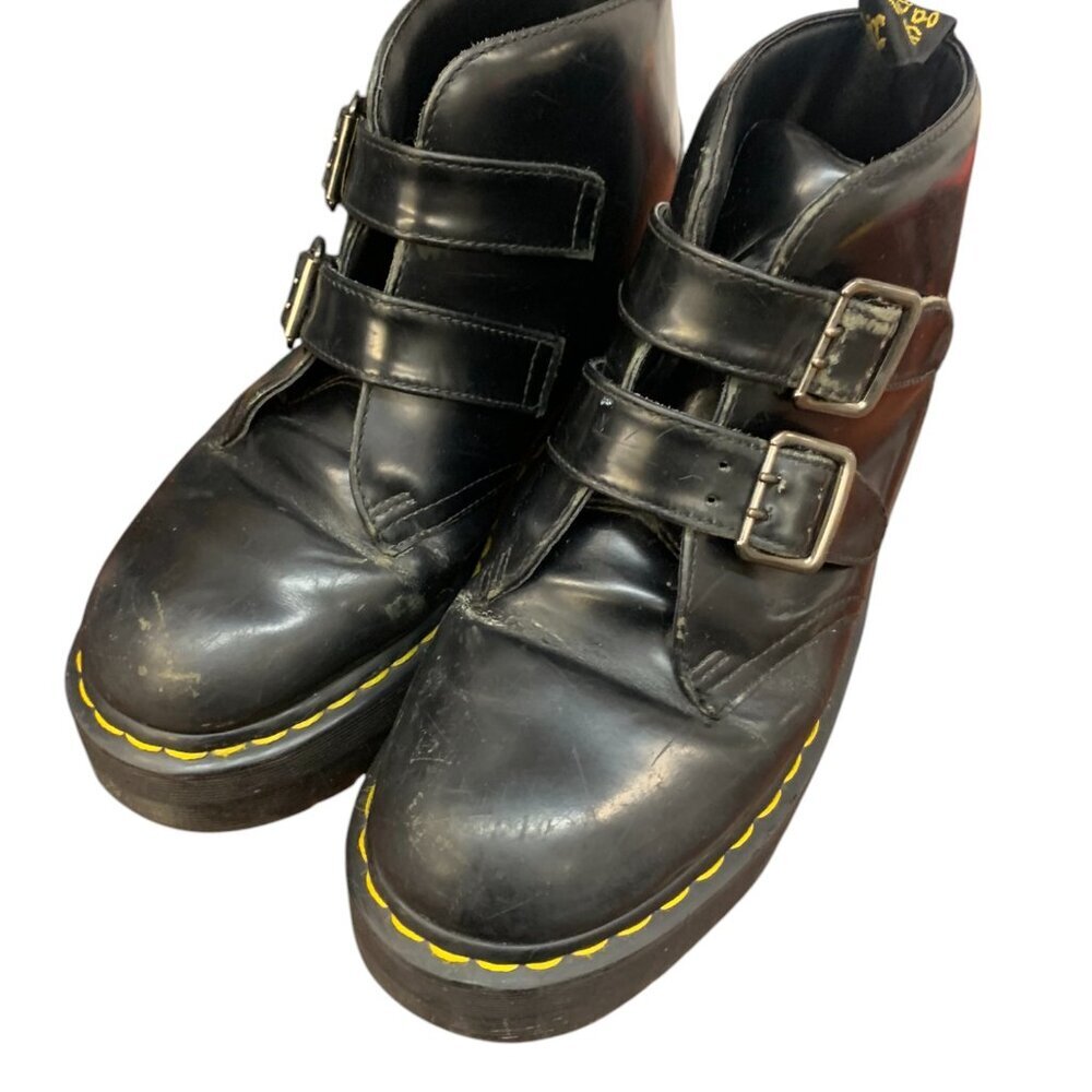 Dr. Martens Black Devon Platform Boots SZ‎ 9 US L